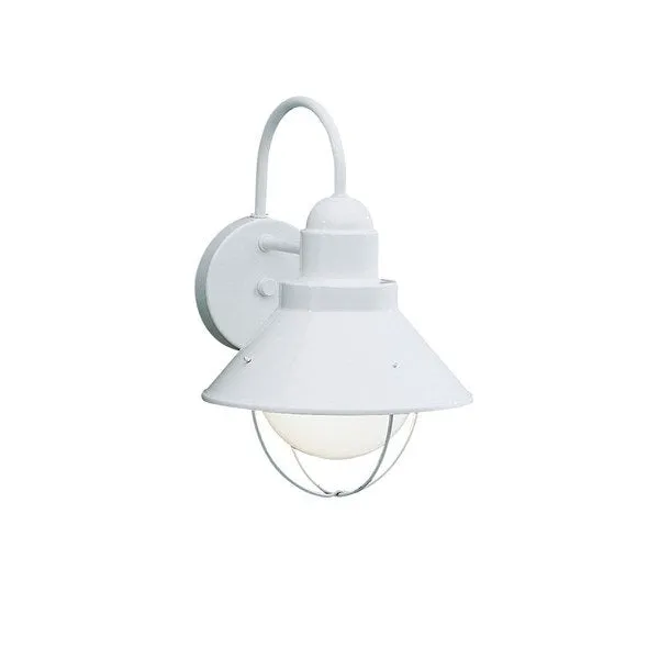 Kichler 9022NI Seaside™12" 1 Light Wall Light Brushed Nickel