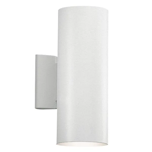 Kichler 9244BK Cylinder 12" Wall Light Black