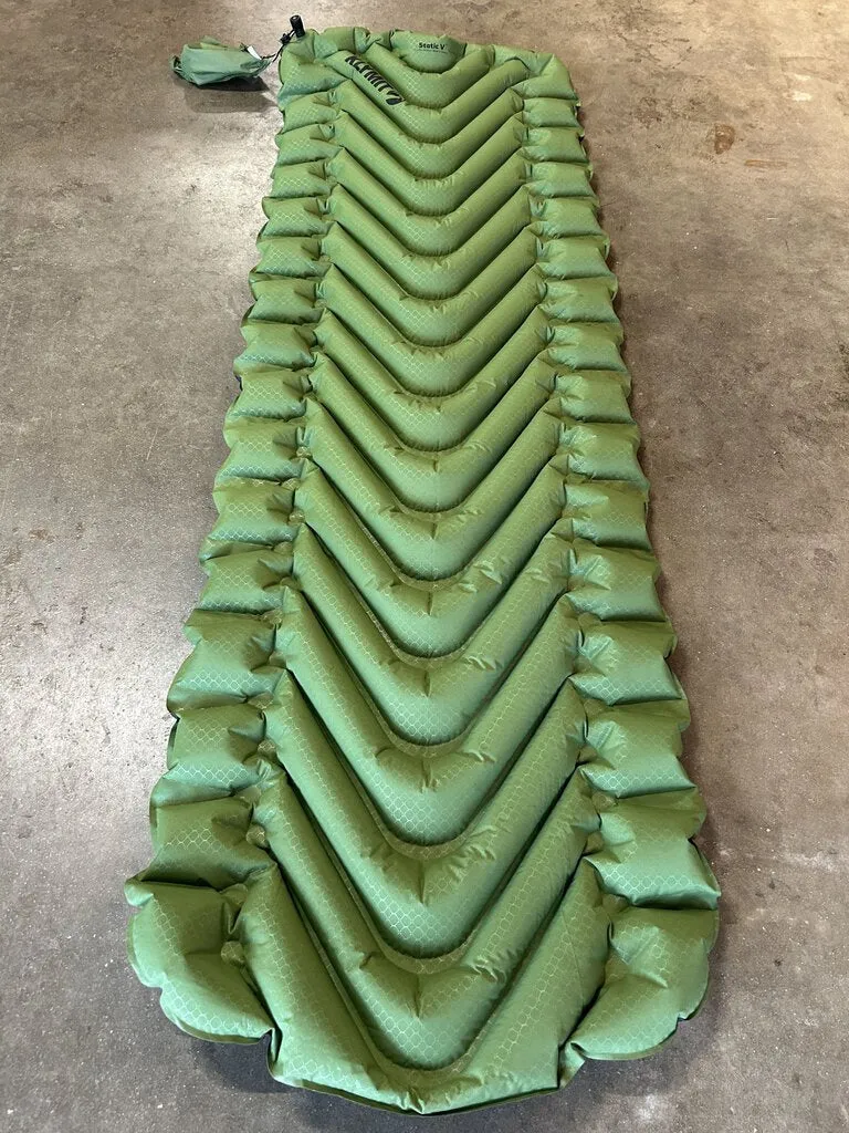 Klymit Static V Sleeping Pad, Green Reg