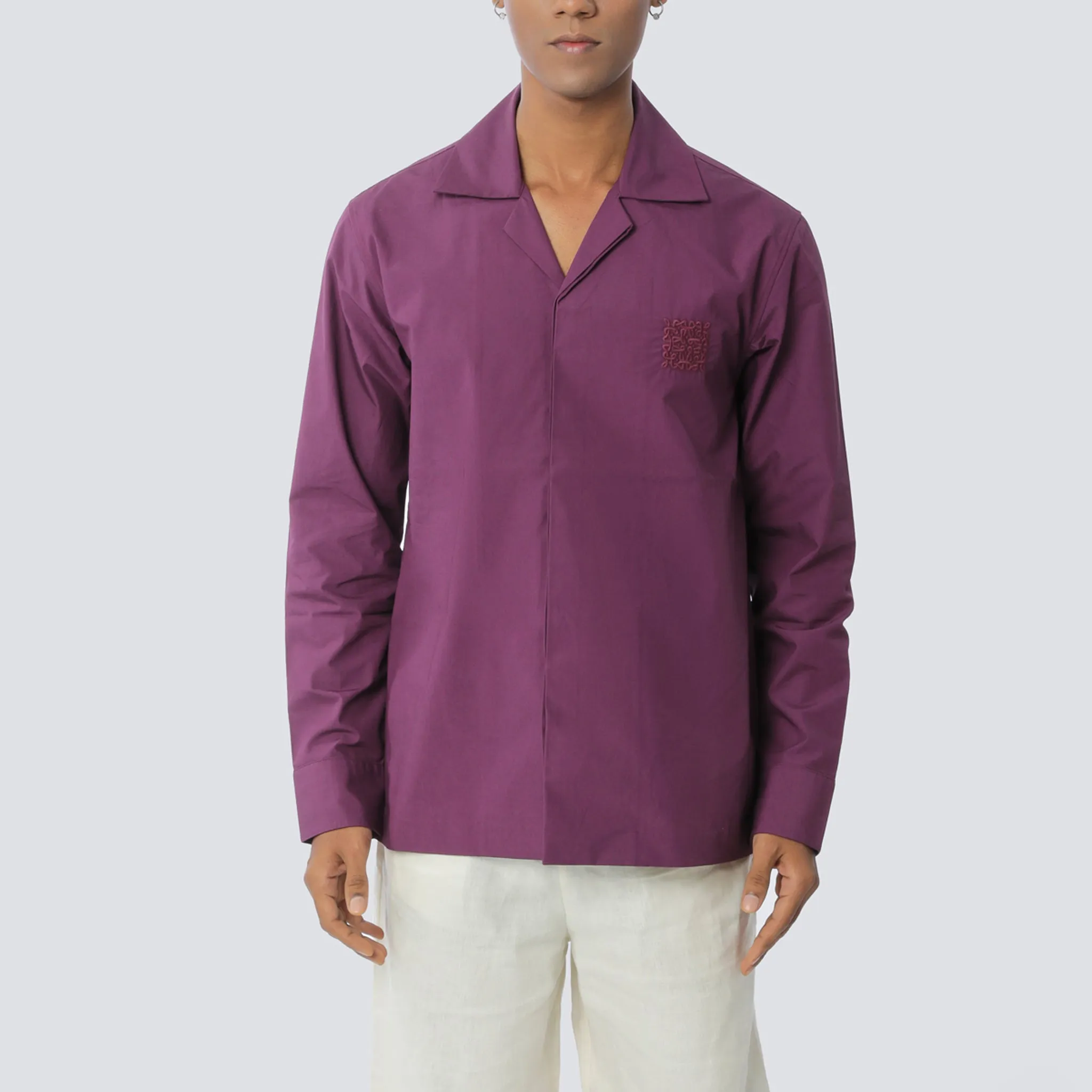 Kolam Embroidered Shirt