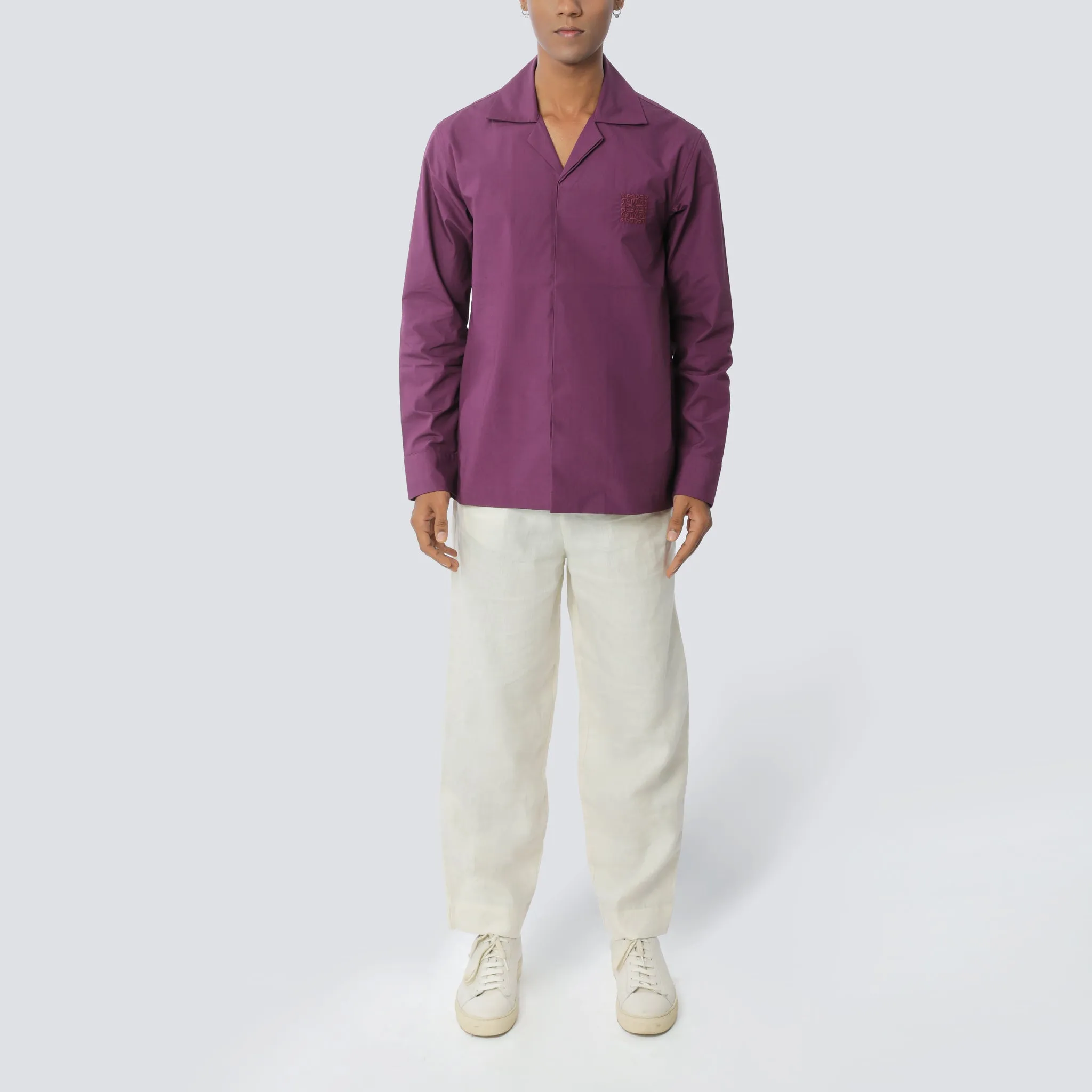 Kolam Embroidered Shirt
