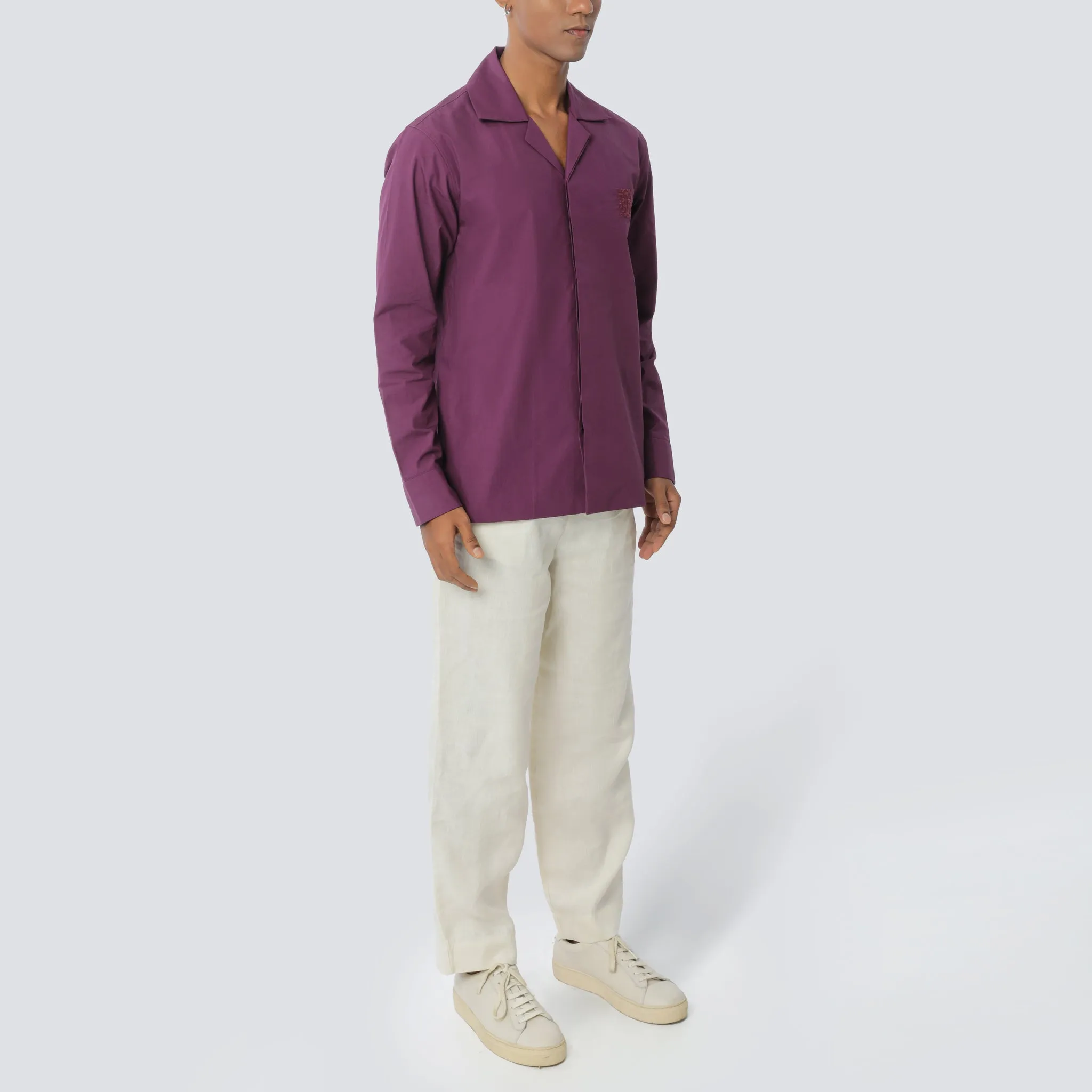 Kolam Embroidered Shirt