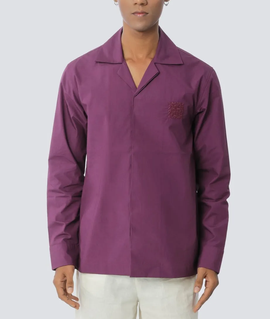 Kolam Embroidered Shirt