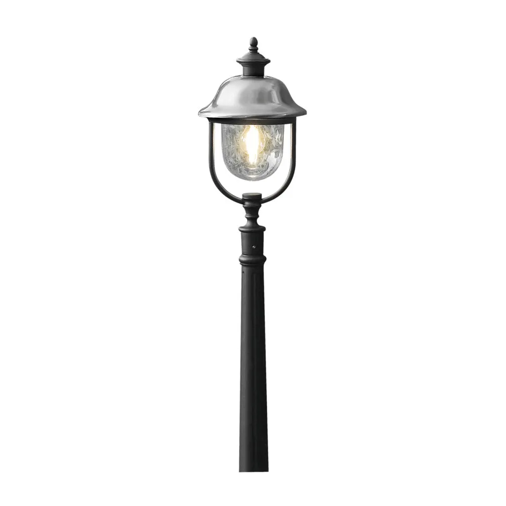 Konstsmide Parma Outdoor Bollard Black