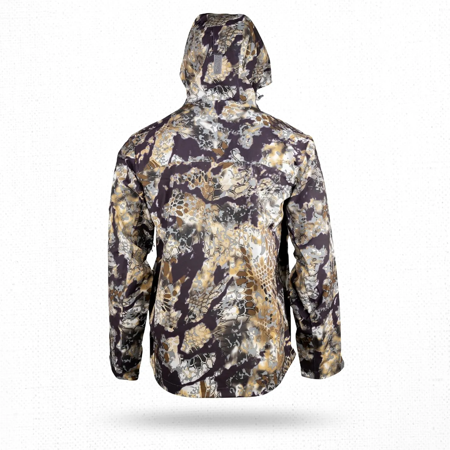 Kryptek Mens Jupiter Waterproof, Breathable, Packable Camo Hunting Jacket