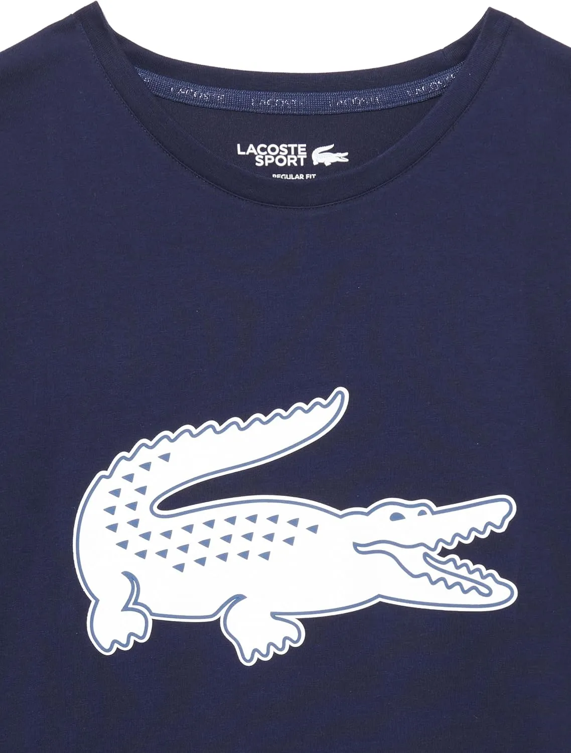 Lacoste Men's Sport Big Fit Breathable Logo T-Shirt