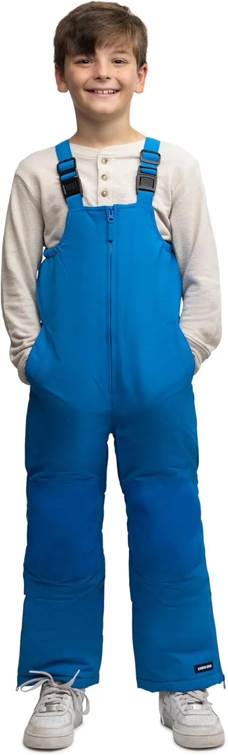 Lands' End Kids Squall Waterproof Iron Knee Bib Snow Pants