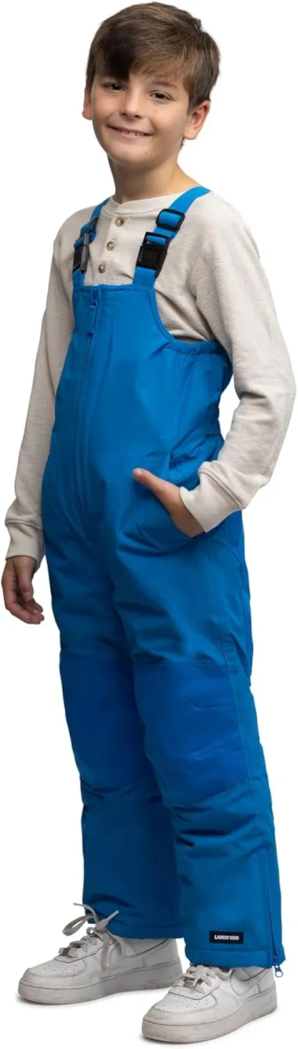 Lands' End Kids Squall Waterproof Iron Knee Bib Snow Pants