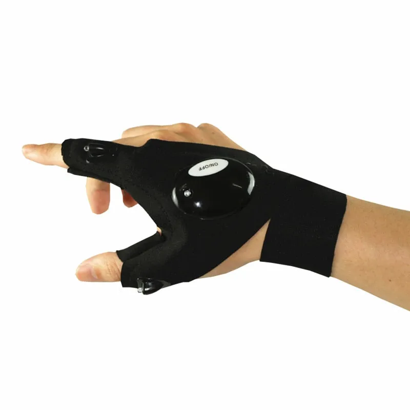 LED Gloves With Waterproof Lights