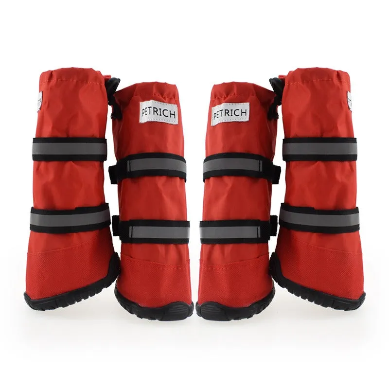 Leg Protecting Windproof Dog Snow Boots