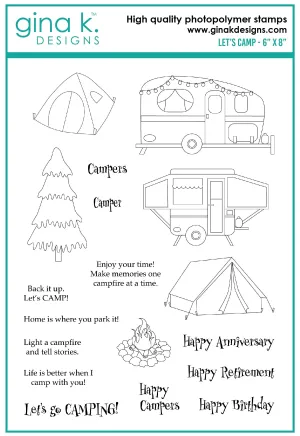 Let's Camp Stamp Set