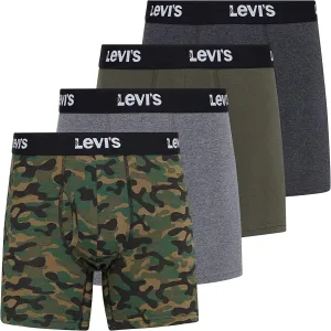 Levi's Mens Boxer Briefs Breathable Stretch Underwear 4 Pack