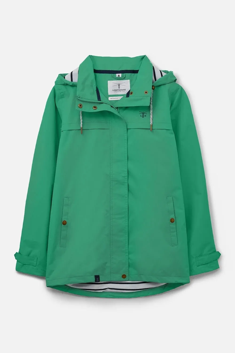 Lighthouse Ladies Beachcomber Waterproof Breathable Lightweight Jacket-SEA GRASS