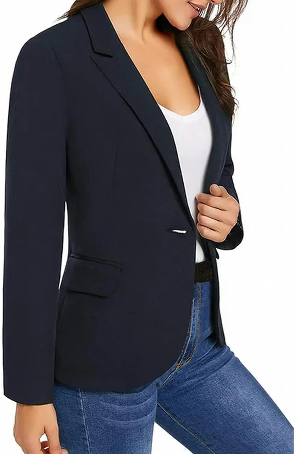 Lightweight Blazer for Women Office Women Blazer Open Front Wool Lightweight Suit Pluse Size Oversized Blazers