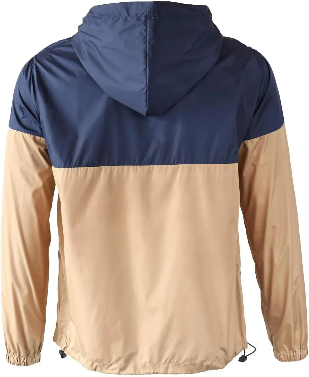Lightweight Men's Windbreaker - Breathable Hooded Jacket for Outdoors & Commutes