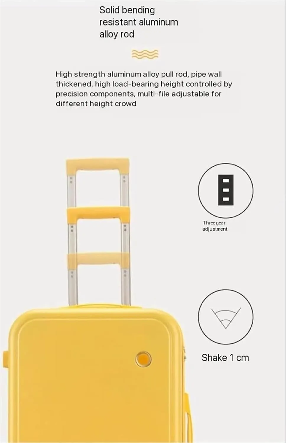 Lightweight Suitcases Hardside Rugged Travel Suitcase Luggage with Spinner Wheels,Lightweight Carry-On Luggage Suitcase Trolley