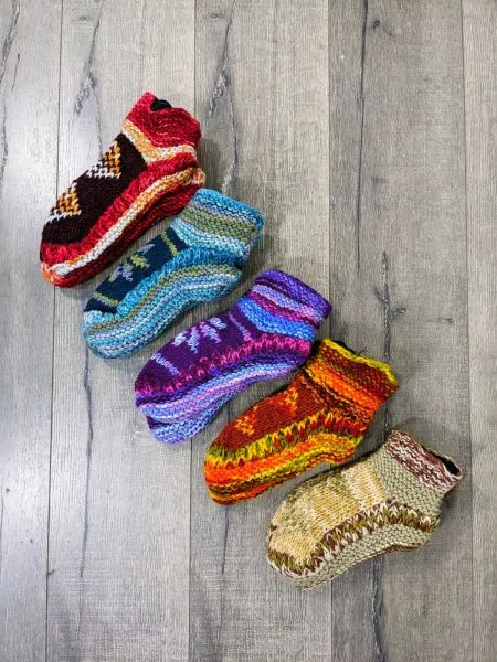 Lined Short Socks - Multi