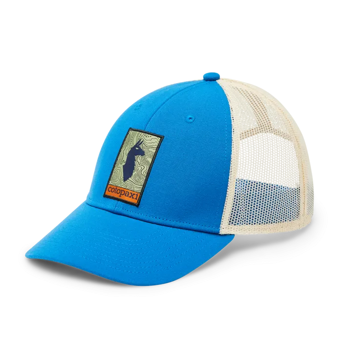 LLAMA MAP TRUCKER HAT