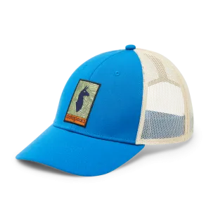 LLAMA MAP TRUCKER HAT