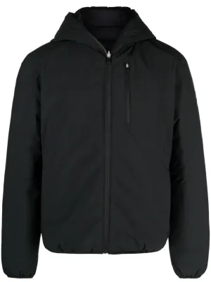 logo-patch quilted jacket