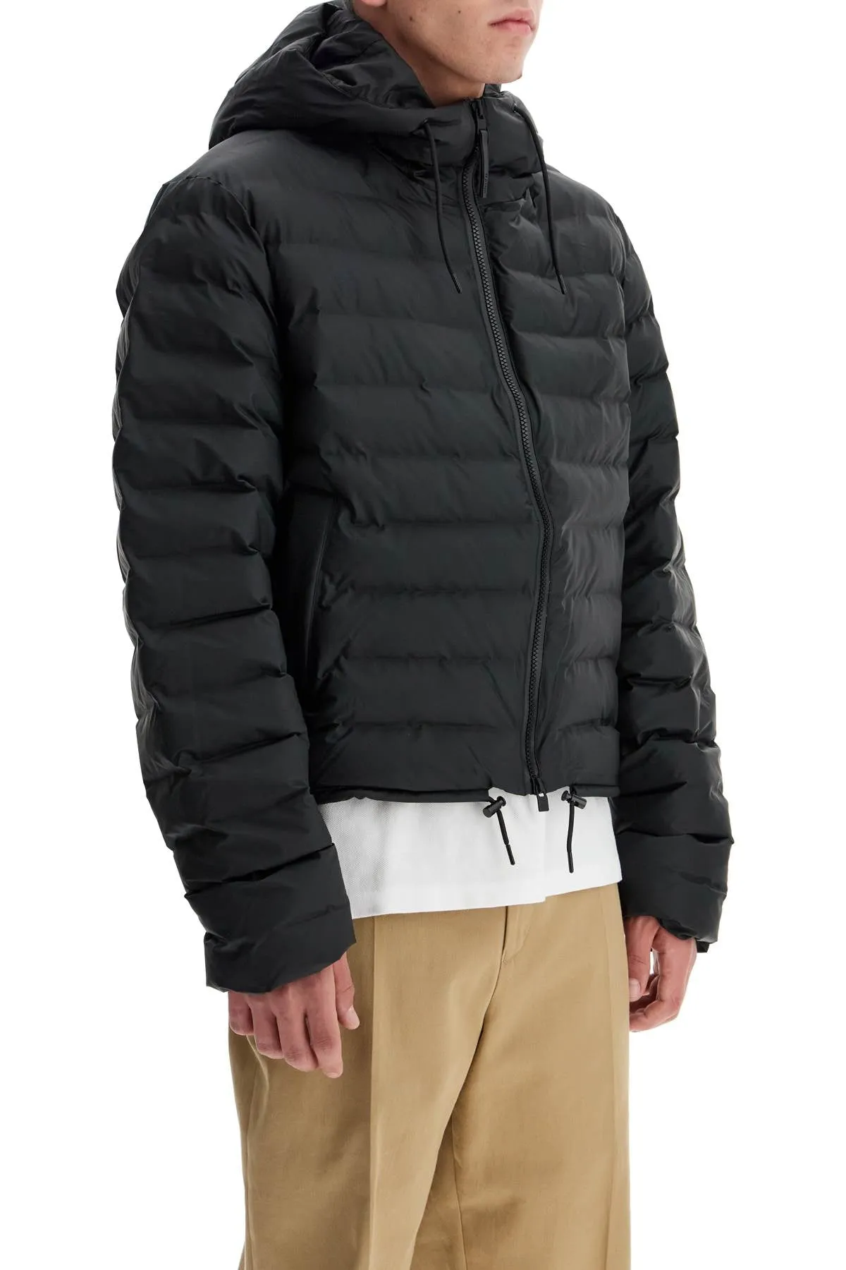 lohja short unisex puffer jacket 15820 BLACK