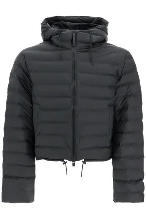 lohja short unisex puffer jacket 15820 BLACK