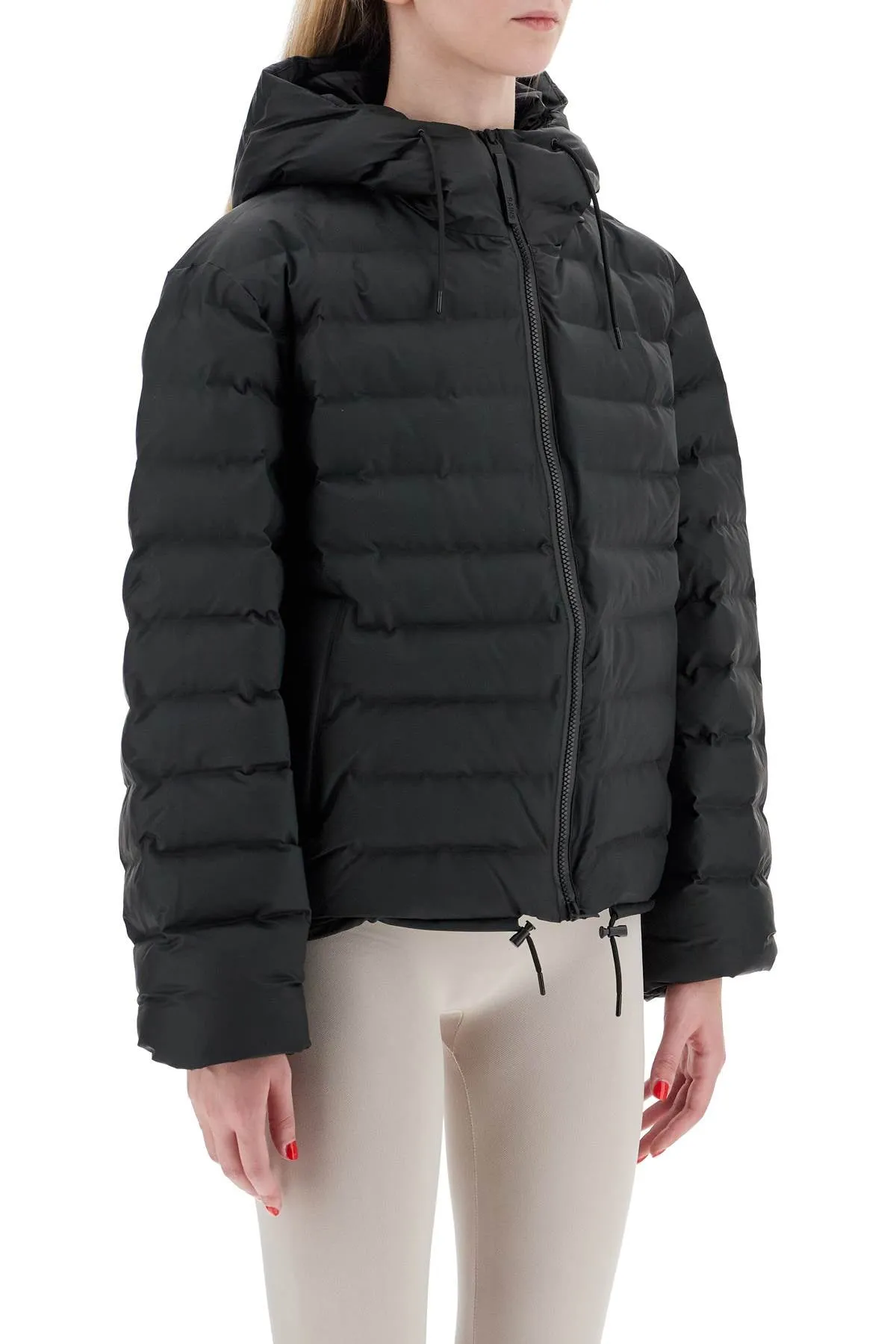 lohja short unisex puffer jacket 15820 BLACK