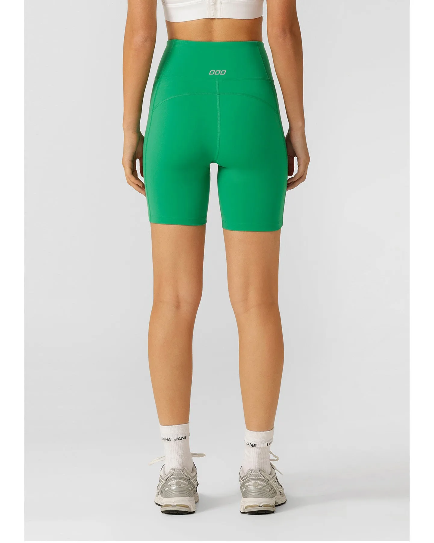 Lorna Jane Amy No Ride Phone Pocket 14cm Bike Short - Emerald