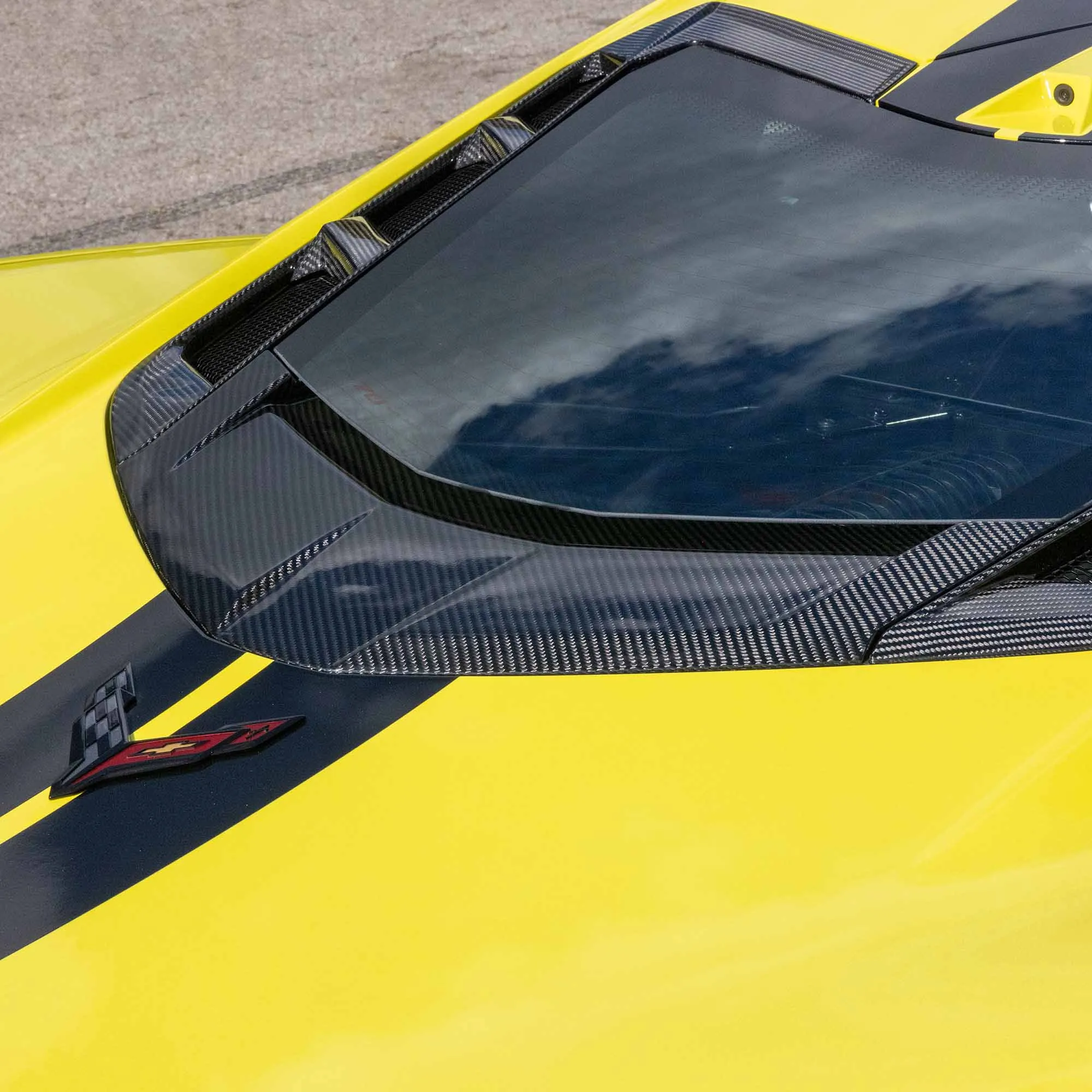 Lower Engine Hatch Trim Piece | Carbon Fiber | Corvette C8 & C8 Z06