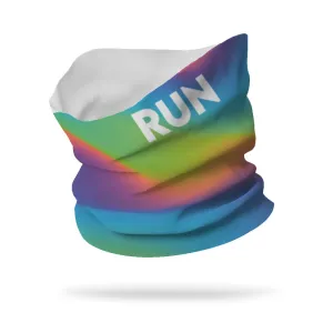 Lycra Iridescence Wave RUN Neck Gaiter (12" length)