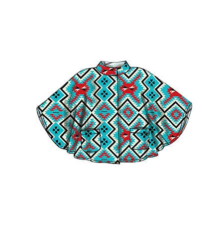 M7202 Misses' Ponchos