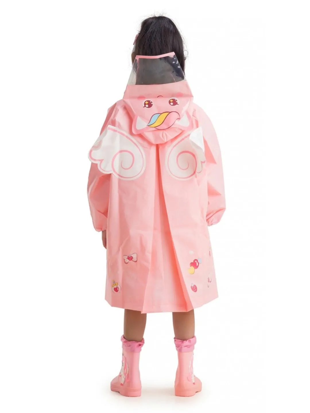 Magical Unicorn-Themed Waterproof Raincoat for Girls