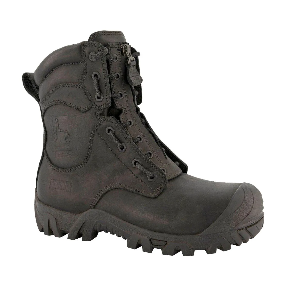 Magnum Vulcan Composite Toe and Plate Waterproof Women's Boot with Front Zipper