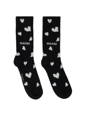 Marni Bunch Of Hearts Socks