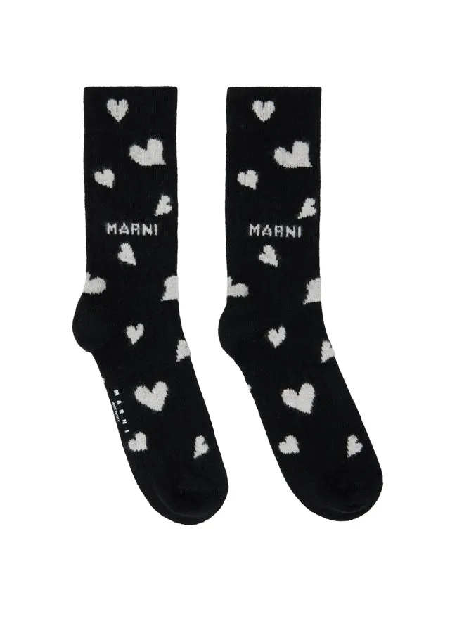 Marni Bunch Of Hearts Socks