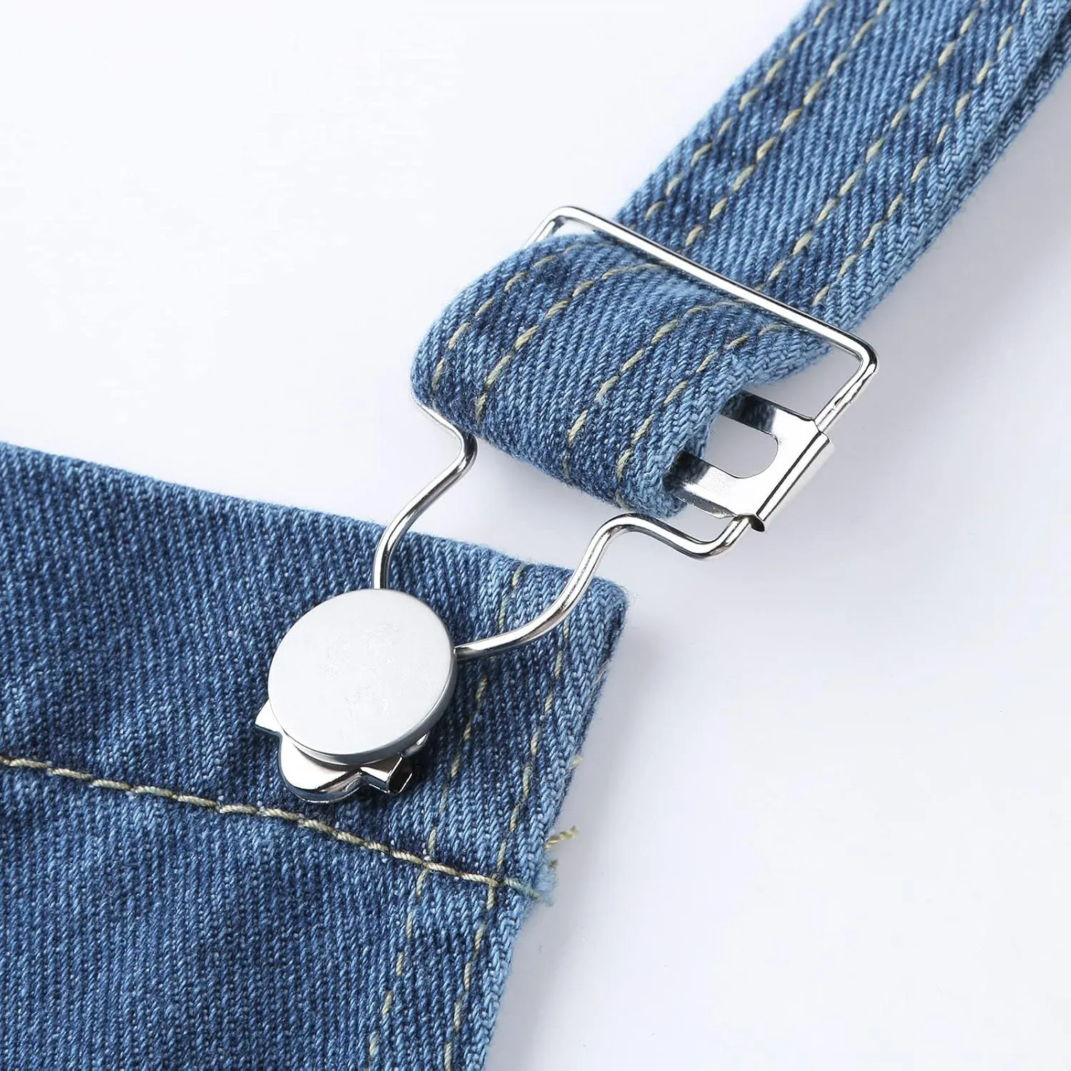 Maryia Men's Fishing Flexible Casual Unlined Denim Bib Overalls Fashion Relaxed Fit Lightweight Jumpsuit Stretch Trousers
