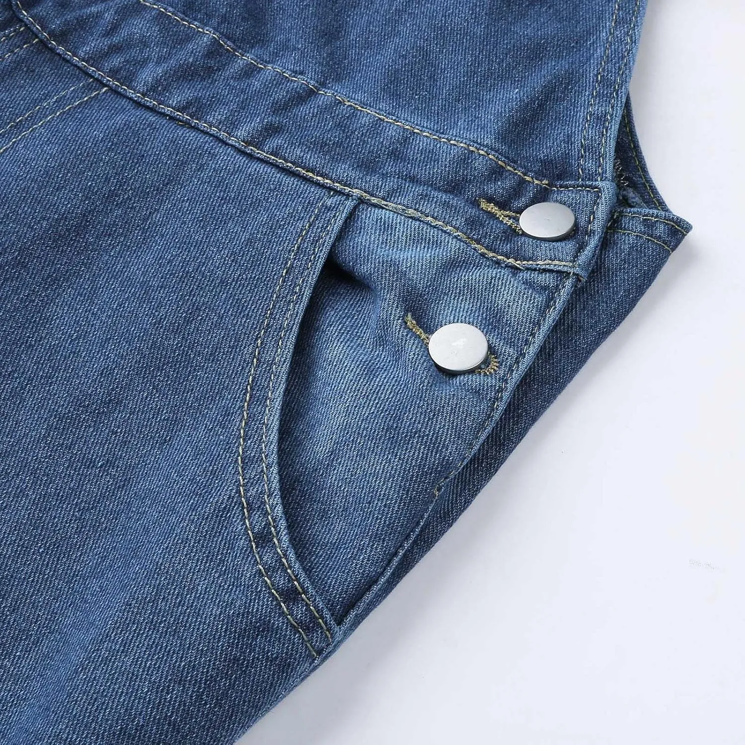 Maryia Men's Fishing Flexible Casual Unlined Denim Bib Overalls Fashion Relaxed Fit Lightweight Jumpsuit Stretch Trousers
