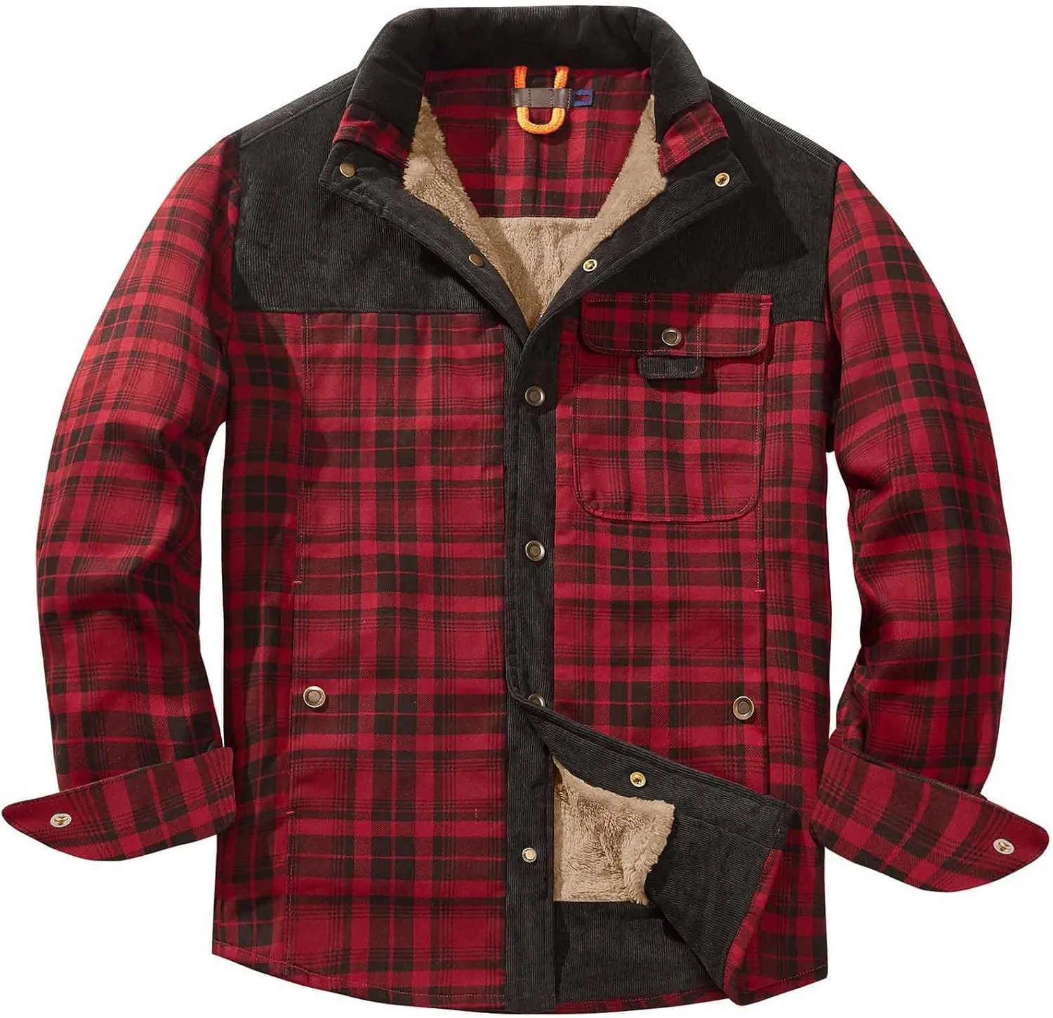 Men Casual Camouflager Fashion Turn-down Collar Down Cardigan Warm Cotton Jacket Coat,2024 Big and Tall For Men
