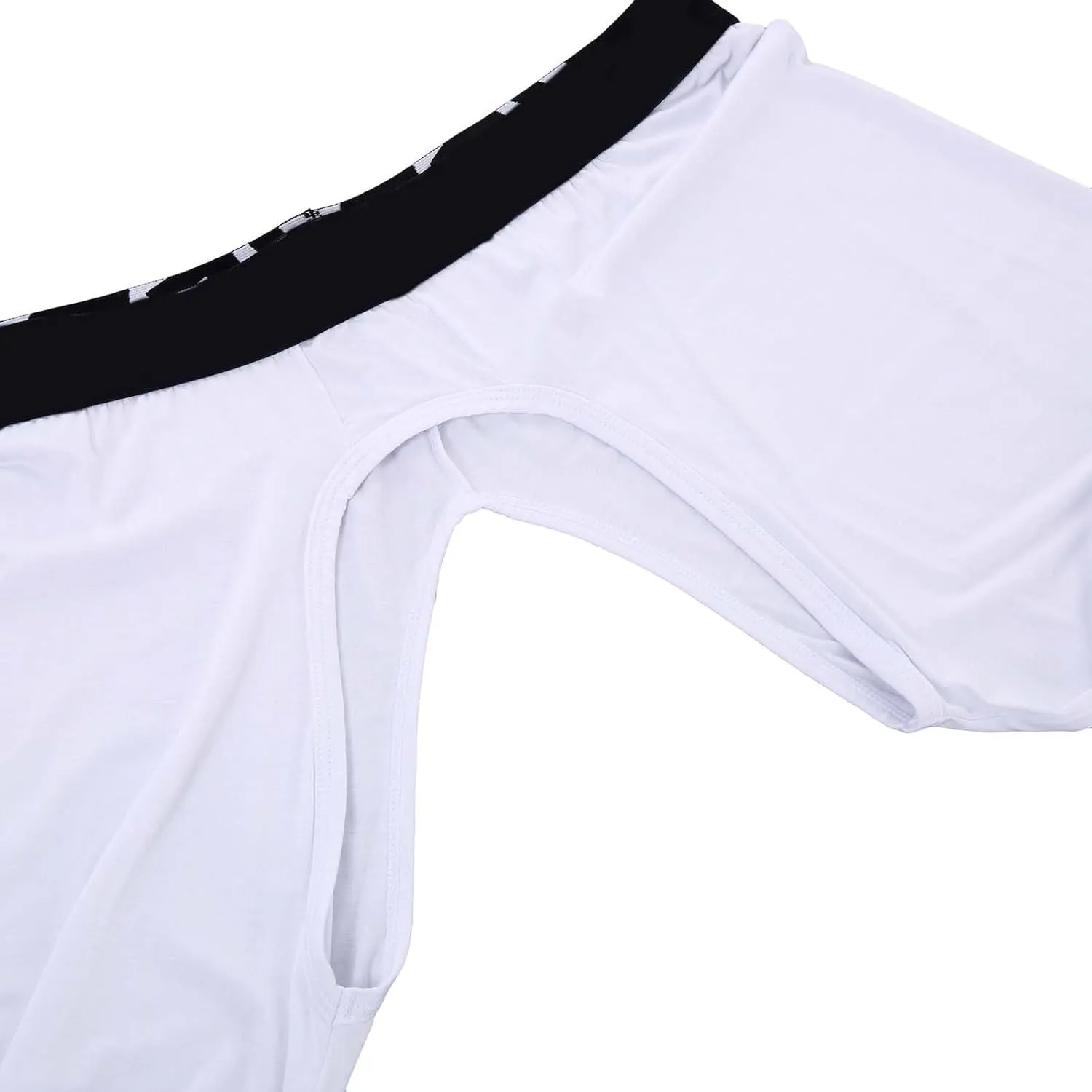 Men Thermal Underwear Bottoms with Open Front Leggings Tights Slim Fit Stretchy Long Johns Compression Pants