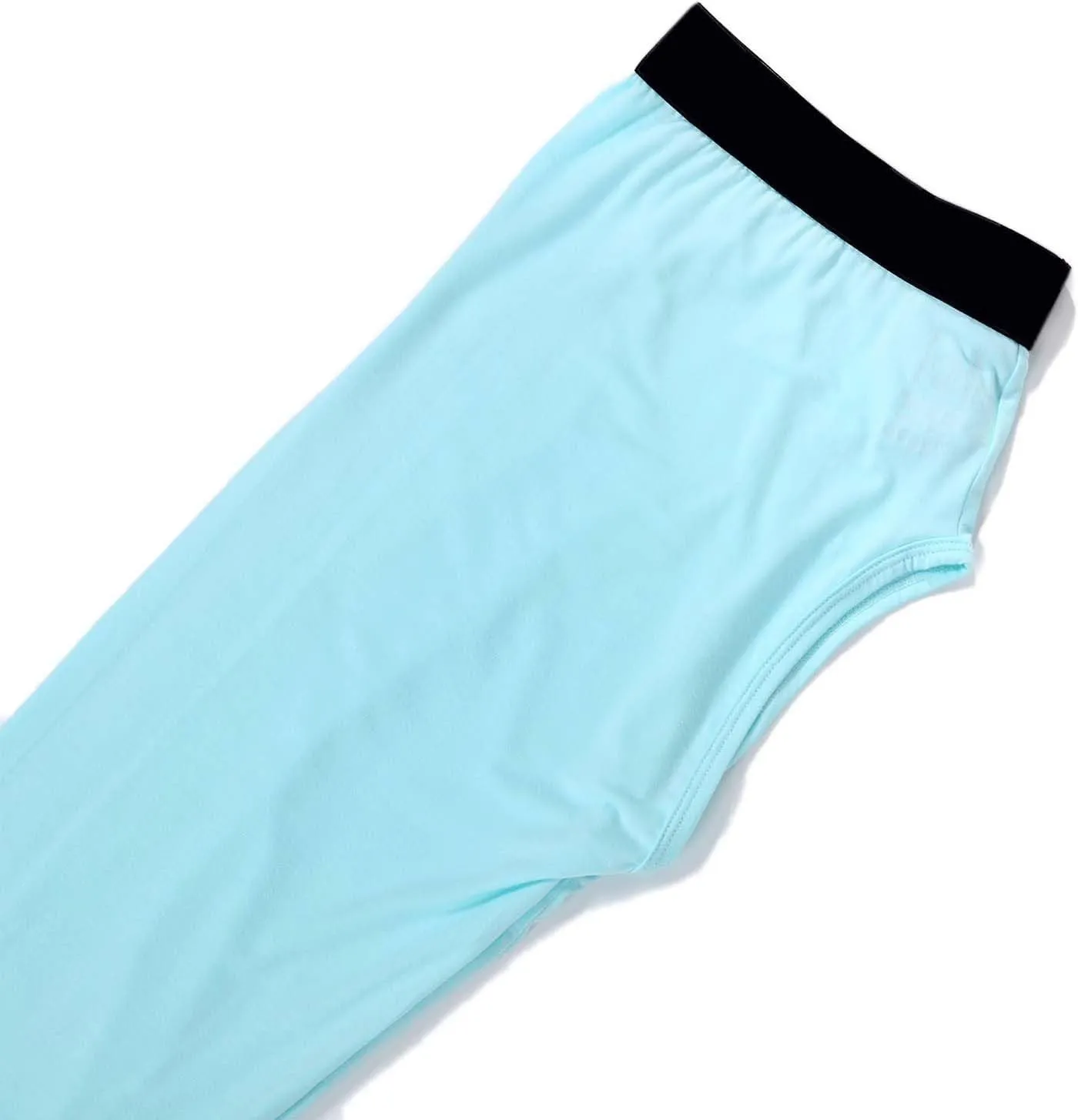 Men Thermal Underwear Bottoms with Open Front Leggings Tights Slim Fit Stretchy Long Johns Compression Pants