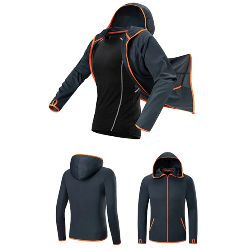 Men Waterproof Hiking Jackets Hydrophobic Clothing Outdoor Breathable Camping Hooded