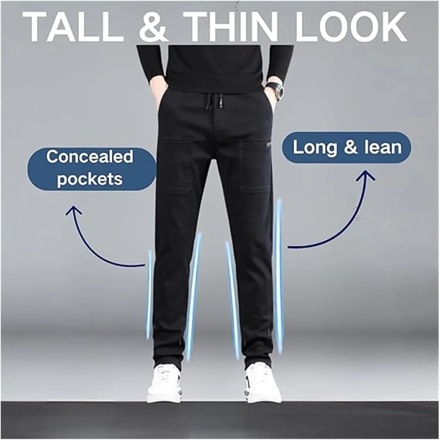 Mencomfy Cargo Pants Multipants - High Stretch Multi Pocket Cargo Pants Comfort Fit Waterproof Cargos Pant