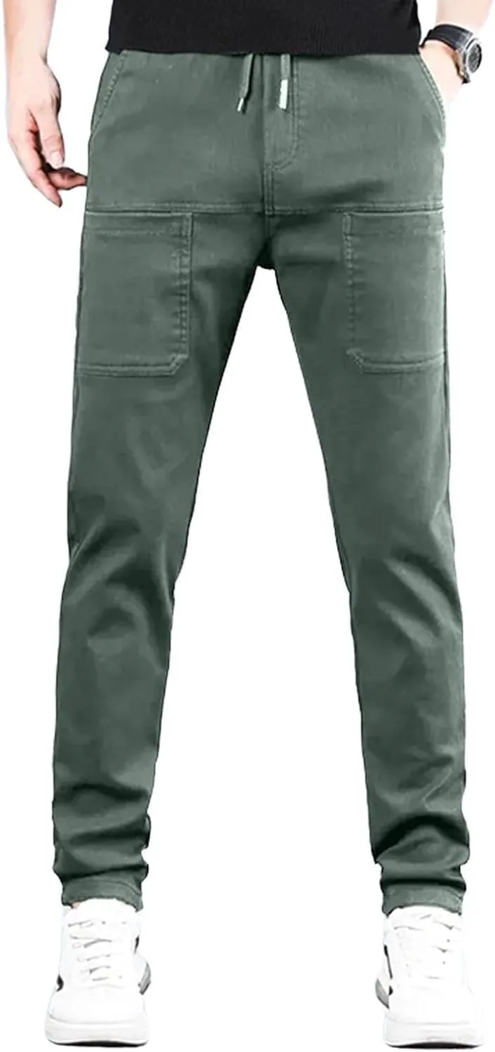 Mencomfy Multipants - High Stretch Multi-Pocket Durable Cargo Pants for Men, Comfort Fit with Waterproof