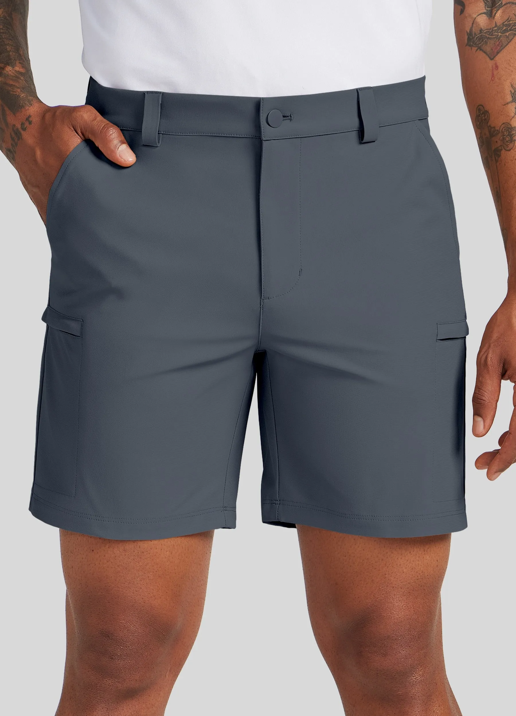 Men's Active Golf Shorts 7 Inseam