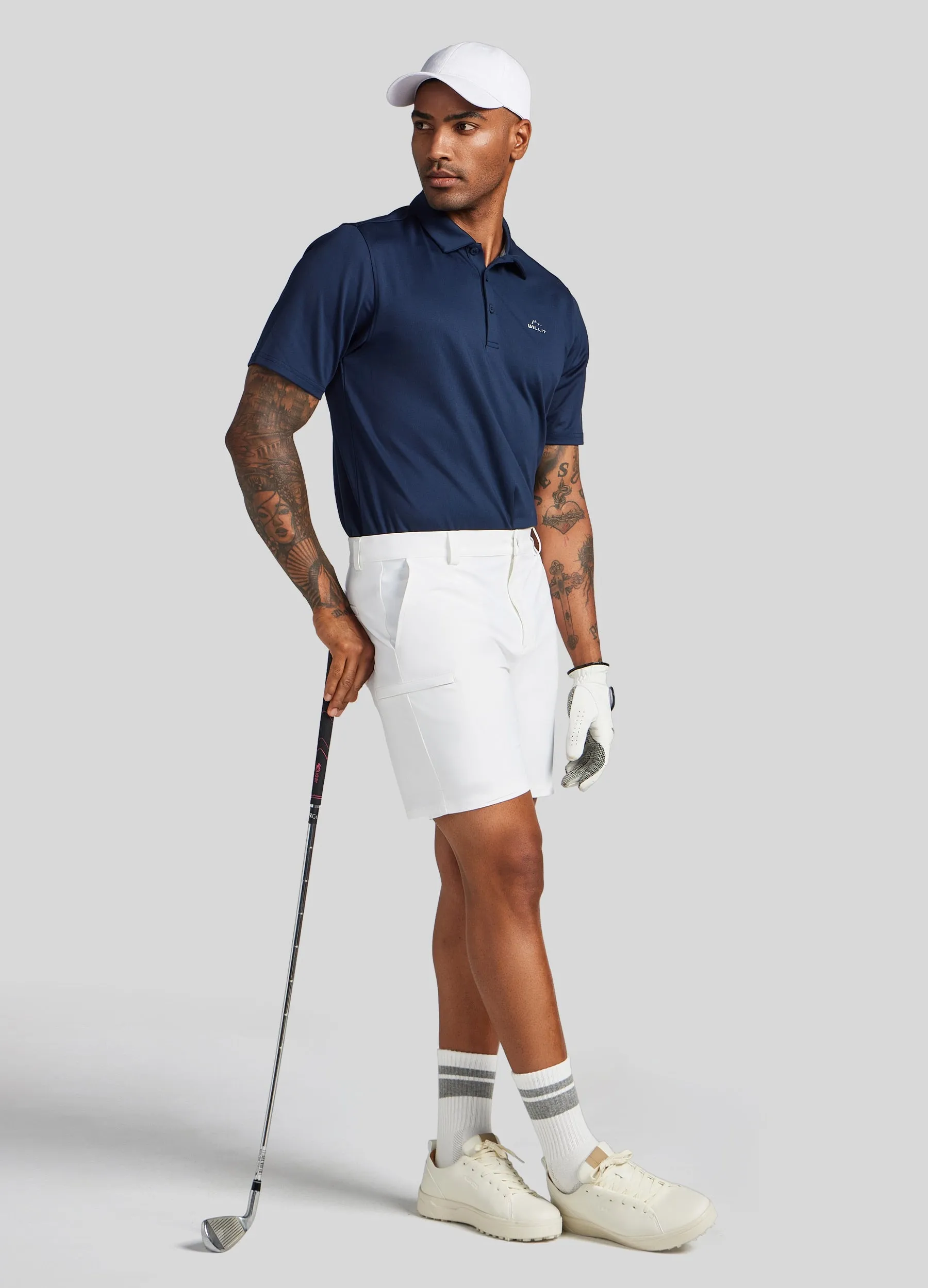Men's Active Golf Shorts 7 Inseam