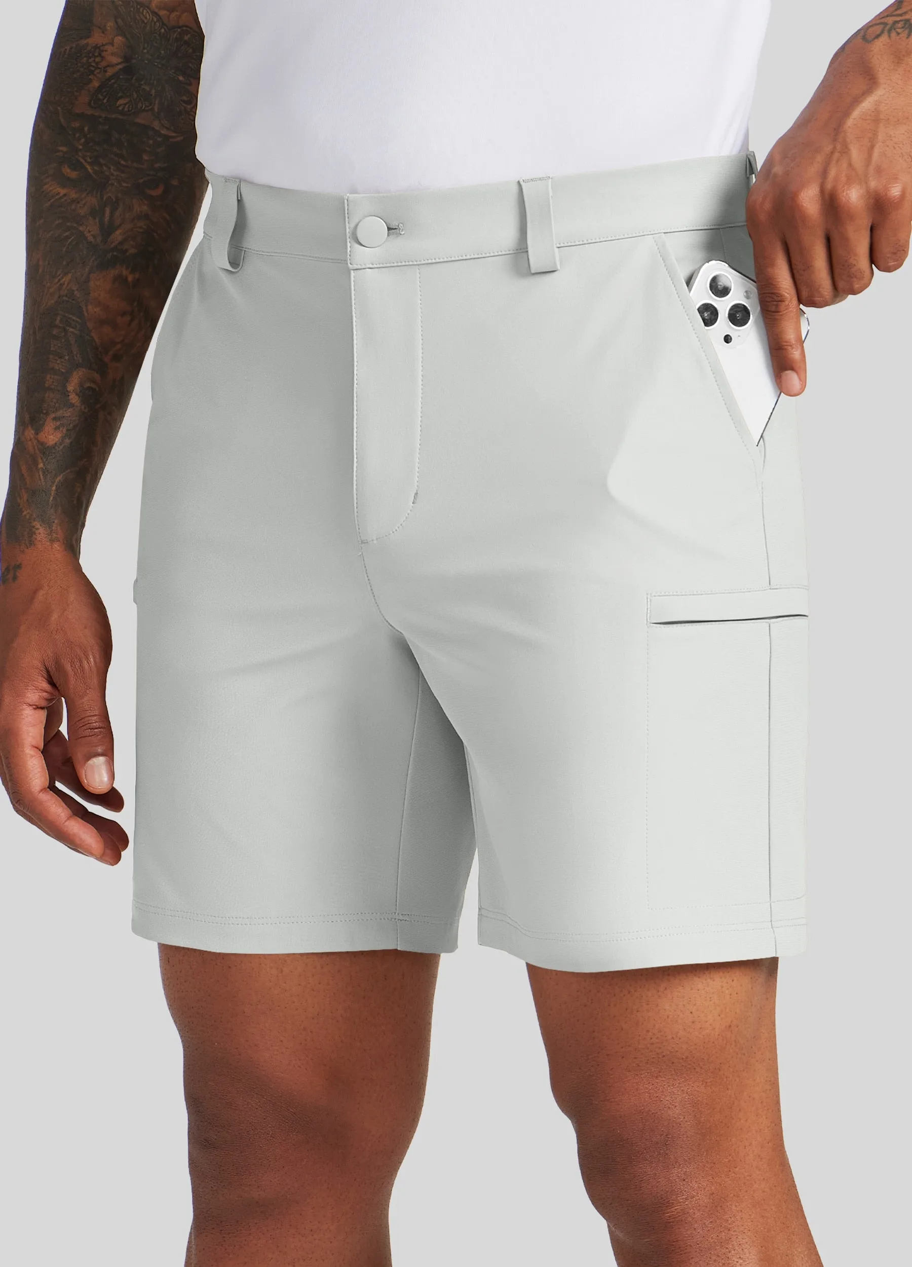 Men's Active Golf Shorts 7 Inseam