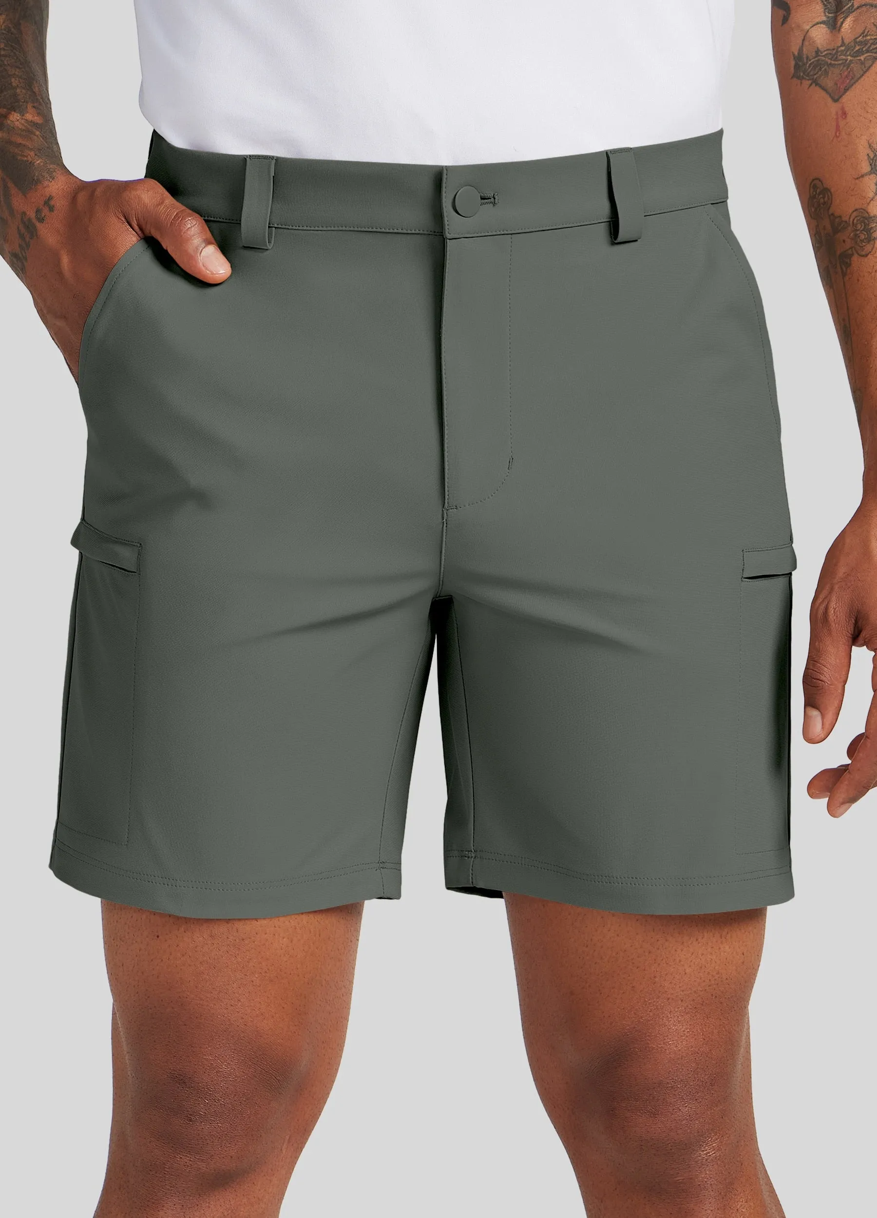 Men's Active Golf Shorts 7 Inseam