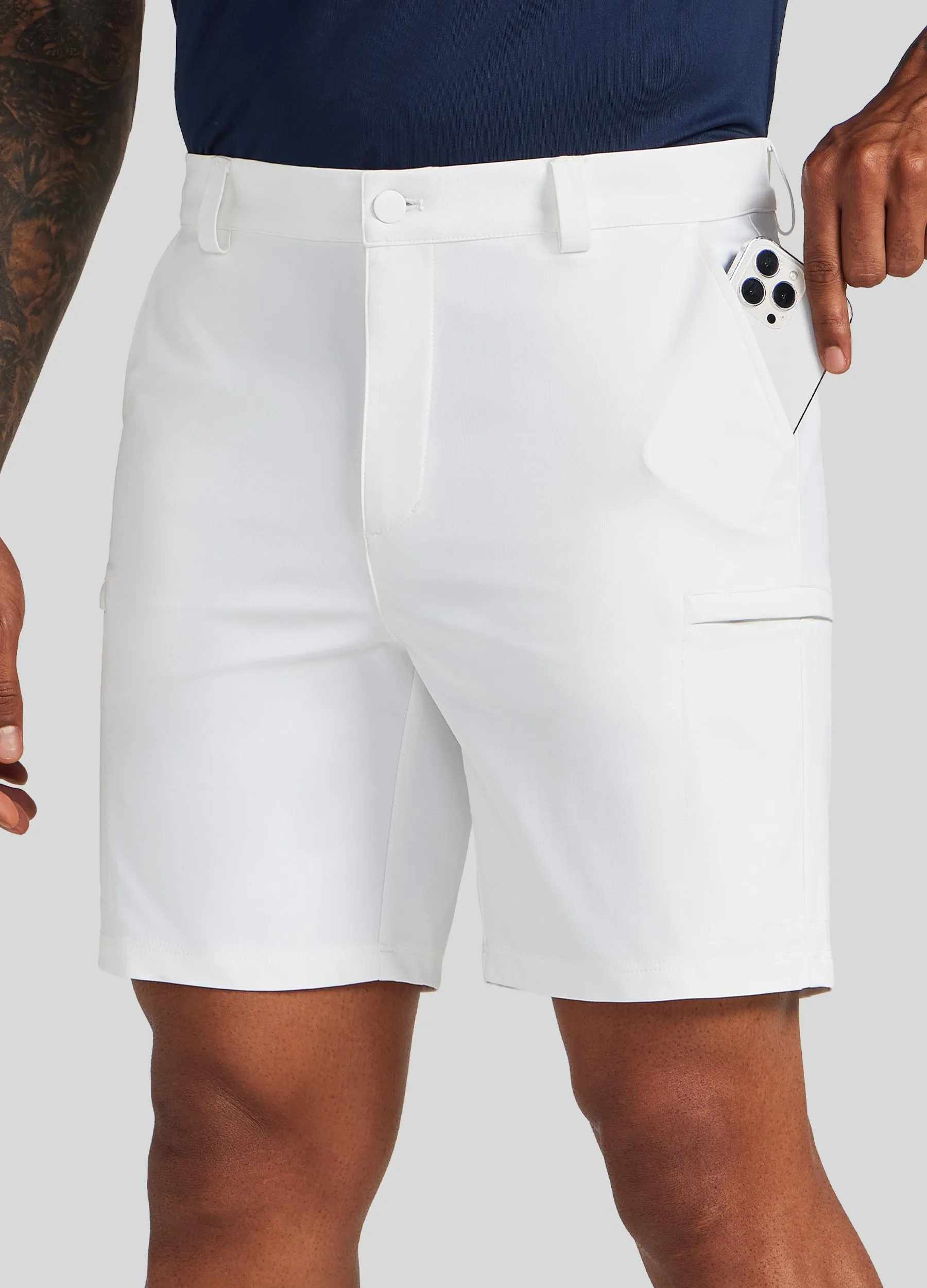 Men's Active Golf Shorts 7 Inseam
