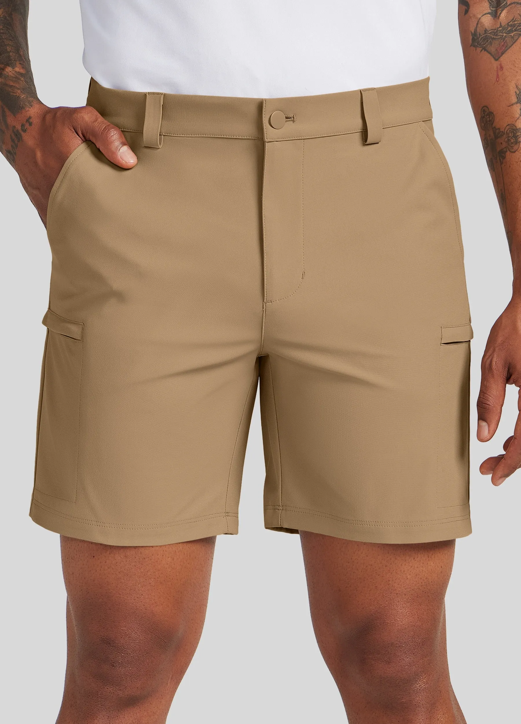 Men's Active Golf Shorts 7 Inseam