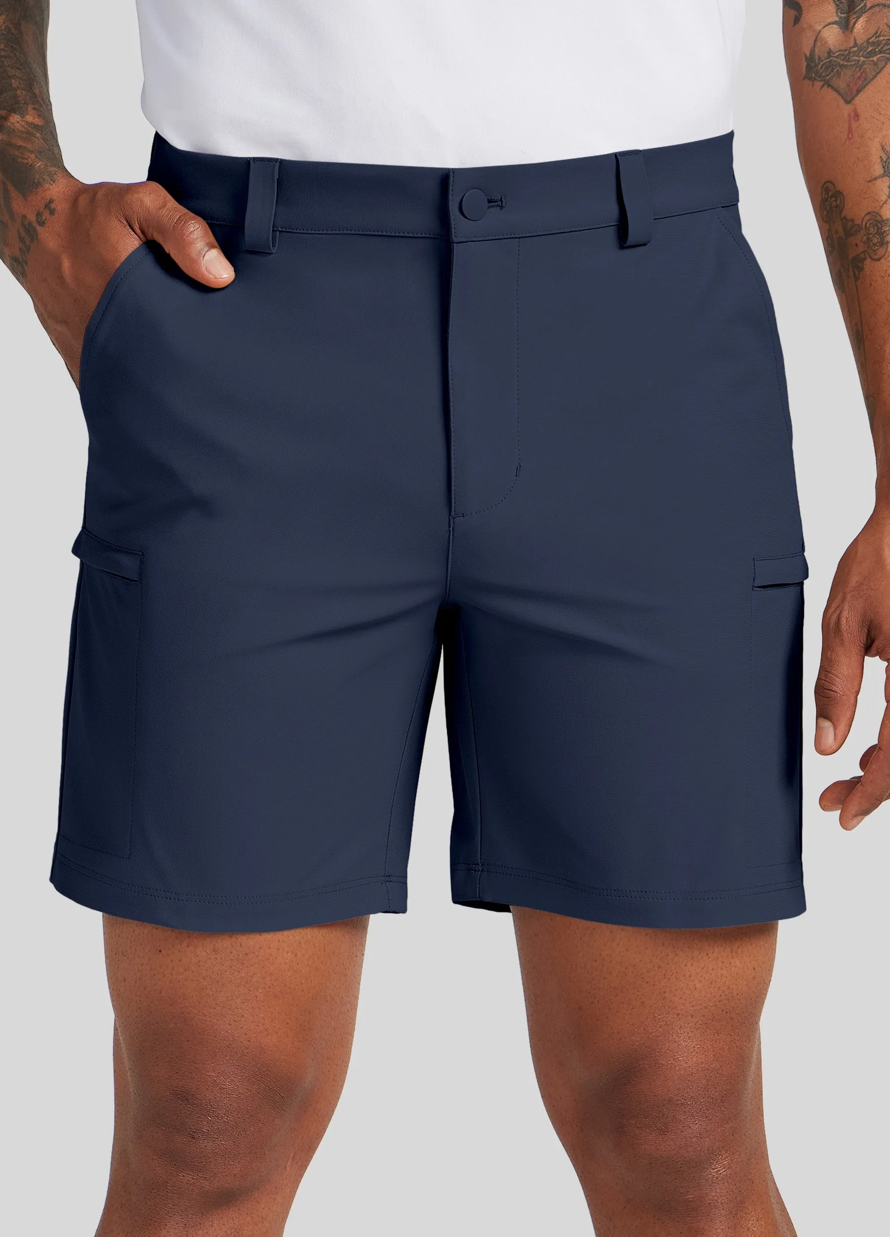 Men's Active Golf Shorts 7 Inseam